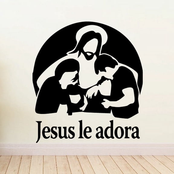 Jesus le adora Decal - 36 Inches
