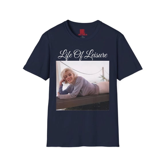 Marilyn Monroe Life of Leisure Unisex Softstyle T-Shirt