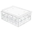 thumbnail image 2 of Egooesam Egg Container, Acrylic Egg Box Transparent, Stackable Egg Holder for Refrigerator Drawer Type, Egg Container for Refrigerator Fridge Organizer, 2 of 9