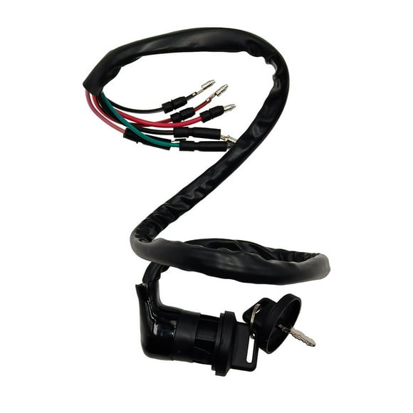 mmirethe Ignition Key Switch Supply Wires Scooter ATV Kart Electronic Quad Lock Start Performance Accessories Part Adapter