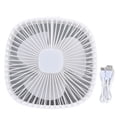 thumbnail image 1 of Ventilador pequeño 4 niveles Velocidad del viento 3 niveles de brillo Carga USB Ventilador silencioso para tienda de campaña Ventilador portátil con ganchosBlanco, 1 of 14