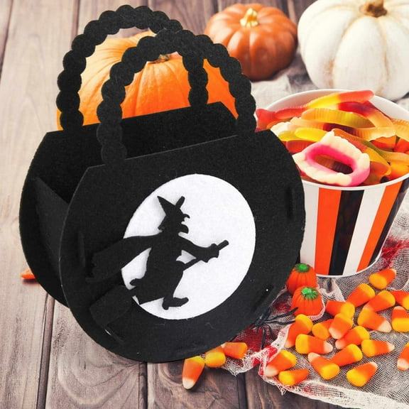 KMMYS Halloween Handbag Non-woven Bag Candy Bag, Halloween Props Supplies, Festive Treat Bags for Parties, Reusable Gift Bags, Eco-friendly Halloween Accessories