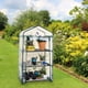 thumbnail image 5 of Invernadero, repuesto , protección pequeña protectora contra heladas, tienda plegable para de invernadero, para plántulas de flores Tres niveles69×49×126cm Yotijar Invernadero, 5 of 9