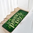 thumbnail image 7 of SKYSONIC St Patrick's Day Clover Kitchen Rug Non-Slip Bath Rug Doormats Anti Fatigue Runner Comfort Floor Mat 39 x 20 Inch, 7 of 7