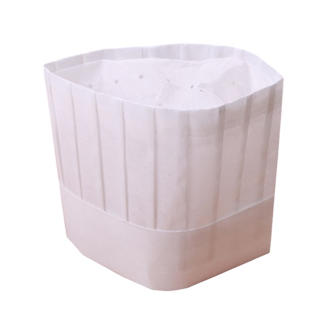 Cateissary Gorro de chef desechable de 20 piezas, gorros de cocina ajustables, cuadrado de cocina Type2 NO2