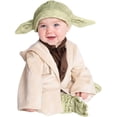 thumbnail image 1 of Disfraz Premium Infantil Rubies Yoda-Star Wars De Bebé Color Blanco Talla:2, 1 of 2