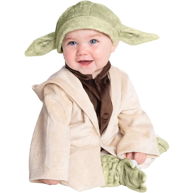 Disfraz Premium Infantil Rubies Yoda-Star Wars De Bebé Color Blanco Talla:2
