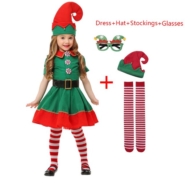 Ropa de Navidad para niños Bebé Cosplay Traje de Papá Noel Niños pequeños Traje de Navidad Traje de mono para niños Niñas Carnival Party80 (12-18M) Gao Jinjia LED
