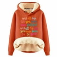 thumbnail image 1 of WILLBEST Sudadera para Mujer, Estilo Jersey Navideño de Manga Larga con Capucha y Estampado de Letras XX-Grande, 1 of 4
