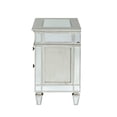 thumbnail image 3 of Nightstand with Mirrored Top | Ideal for Bedroom or Guest Room | Features English Dovetail Construction | Keeps Items Organized in Drawers, 3 of 5