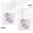 thumbnail image 3 of YFYANG Reusable Cotton Canvas Tote Shopping Bag, Bohemian Simple Round Washable Portable Grocery Bag for Daily Travel, 3 of 8