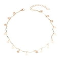 thumbnail image 1 of Collar para mujer, Joyas para mujer, Gargantilla bohemia de cadena dorada con estrella, maxigargantilla para mujer, collares con borlas, collares para mujer, 1 of 3