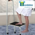 thumbnail image 3 of Bundaloo Support Step Stool | Best Foot Stool for Hospital Bed, Kitchen Shelving, & Bath Tub | Non-Slip Rubber Handle, Platform, & Feet for Extra Safety | For Adults & Kids in Home or Medical Setting, 3 of 6