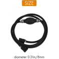 thumbnail image 2 of Fuel Line Hose Outboard Boat Motor Fuel Tank Connector Black About 2m, 2 of 5