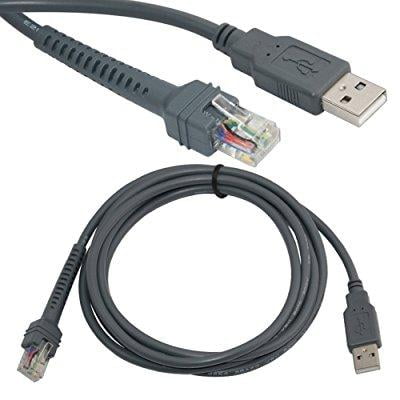 usb cable 7ft 2m for symbol barcode scanner ls1203 ls2208 ls4208