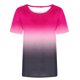 thumbnail image 4 of Camiseta de Manga Corta de Cuello Redondo Impresa Casual de la Moda de las Mujeres, Poliéster Ligero para el Uso Diario, 4 of 8
