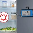 thumbnail image 2 of Monitor de temperatura digital impermeable del termómetro del refrigerador W/espalda magnética Feliz Sencillez, 2 of 5