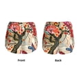 thumbnail image 3 of Daiia Butterflies And Flowers Painting Pattern Women's 2 in 1 Running Shorts - Lightweight Athletic Workout Gym Yoga Shorts Liner with Phone Pockets-Medium, 3 of 7
