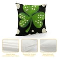 thumbnail image 4 of Nawypu St Patricks Day Pillow Covers White Polka Dots Green Clover Throw Pillows Case,Shamrocks Spring Decorative  Square Cushion Covers Farmhouse Outdoor Decor for Home Sofa Bed, 4 of 5