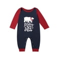 thumbnail image 1 of FOCUSNORM Pyjamas Assortis Parent-Enfant, Hauts Cartoon Bear avec Pantalon/combinaison, 1 of 5
