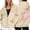 Beige, variant on Shadoumai Breast Cancer Awareness Hoodie For Women 2025 Long Sleeve Full Zipper Hoodies With Pockets Hooded Sweatshirt Fall Winter Jacket