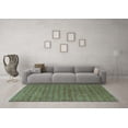 thumbnail image 3 of Ahgly Company Indoor Square Abstract Light Blue Contemporary Area Rugs, 6' Square, 3 of 4