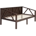 thumbnail image 6 of Espresso Twin Daybed with Storage, 3-in-1 Convertible Sofa Bed for Living Room or Bedroom, 6 of 10
