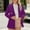 *Purple, variant on Womens Blazers, Business Casual Long Sleeve Lapel Open Front Suit Jacket with Pockets, Work Office Blazer Outerwear for Womens,Purple Plus Size Coats XXL