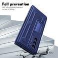 thumbnail image 6 of Dteck Case for Samsung Galaxy Z Fold5,Magnetic Hinge Protection Case Shockproof Hard PC Kickstand with Front Screen Protector Armor Cover for Galaxy Z Fold5,Blue, 6 of 7