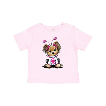 

Inktastic Love Bug Yorkie Boys or Girls Toddler T-Shirt