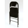 thumbnail image 2 of Mainstays Steel Folding Chair, Black, 2 of 2