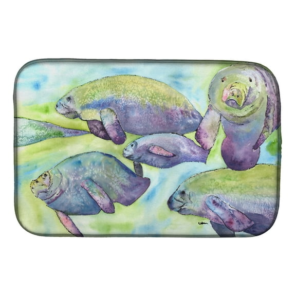 Manatee Dish Drying Mat