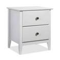 thumbnail image 6 of Grain Wood Furniture Greenport 2-Drawer Bedroom Nightstand, Solid Wood with Brushed White Finish, 6 of 6