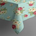 thumbnail image 3 of Pioneer Flower Floral Print Pattern Rectangle Tablecloth 60"x84", Waterproof Polyester Table Cloth, Wipeable Spillproof for Dining Camping Indoor Outdoor, 3 of 5
