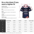 thumbnail image 3 of Happy Veterans Day (1) Men's 3d Print Casual Button Down Shirts, Novelty Hawaiian Short Sleeves 2xl, 3 of 8