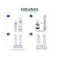 thumbnail image 3 of Wii Chargers for Nintenndo Wii Remote Controller, Wii Charger Dock Station with 2 Rechargeable Batteries and USB Charging Cord for for Wii / Wii U Game Remote Controller, 3 of 7
