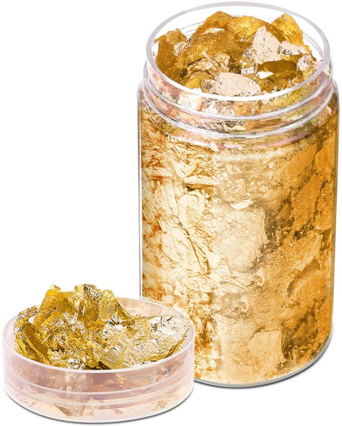 30G Metallic Foil Flakes, LEOBRO Gold Flakes for Resin, Gold Foil for  Nails, Nai