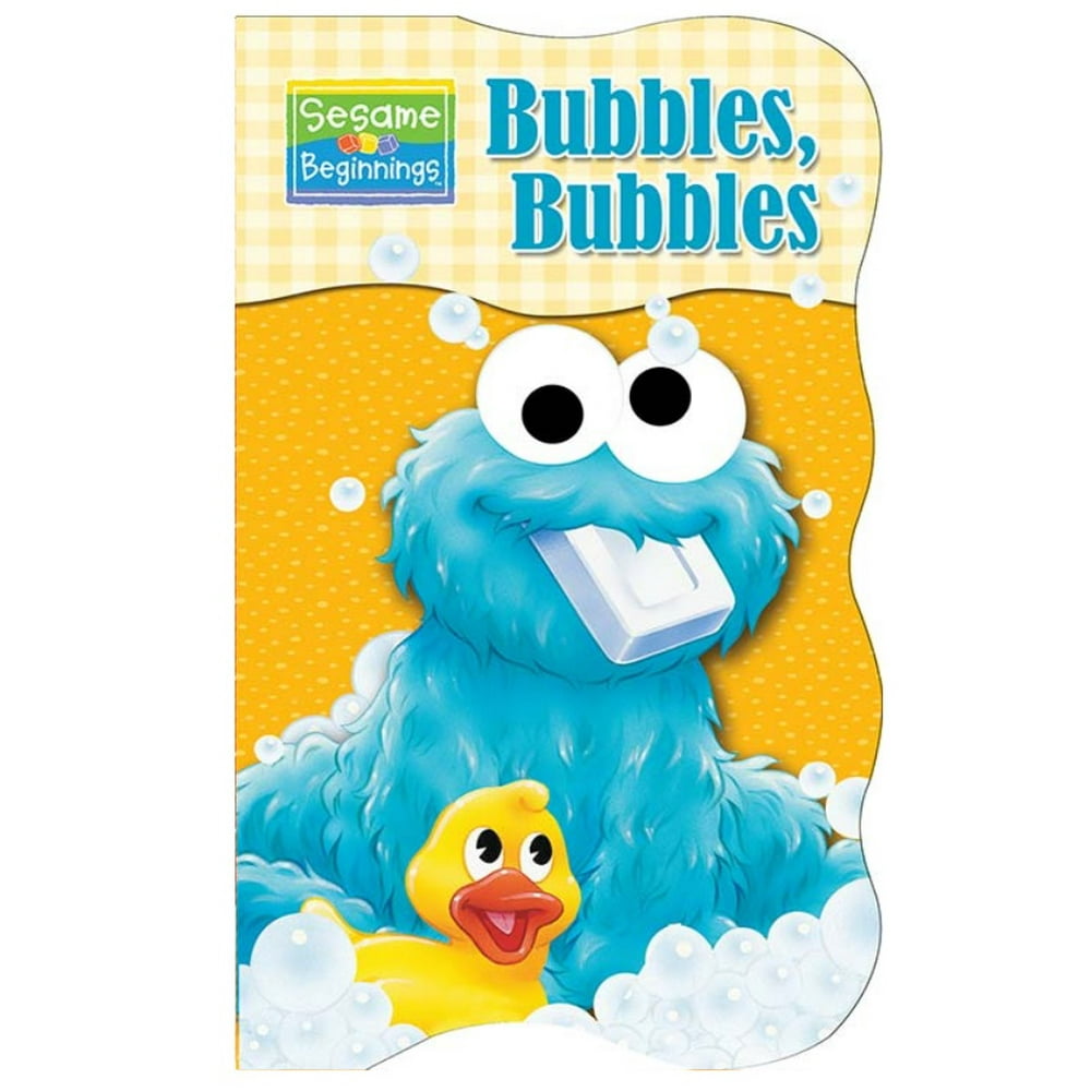 Bendon Sesame Beginnings 5 X 8 Board Book Bubbles, Bubbles Walmart