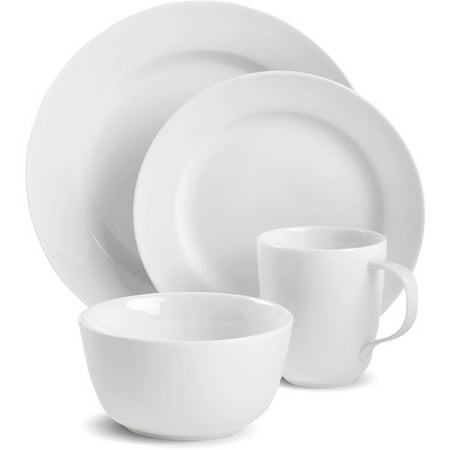 Canopy Round White Porcelain 16-Piece Dinnerware Set - Walmart.com Canopy Round White Porcelain 16-Piece Dinnerware Set - Walmart.com