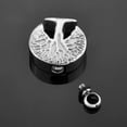 thumbnail image 2 of 3D Tree of Life Textured Pendant for Cremation Ashes Memorial Necklace Urn Keepsake Free Funnel Kit and Velvet Jewelry Box, 2 of 6
