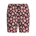 thumbnail image 4 of Wukai Tomatoes Men’s Short Pajama Pants With Pockets Soft Sleep Pj Shorts for Men-, 4 of 6