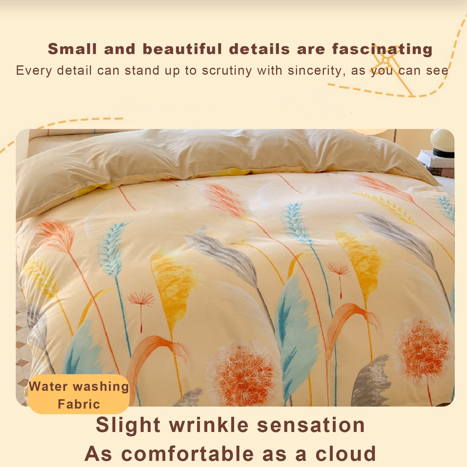 Wadada 1 Pieces Quilt Set Full/Queen Size, Floral Reversible Lightweight Bedspread Coverlet Set, Soft Microfiber Lightweight Bed Cover for All Season (59" x 78.7", 1pcs Quilt)