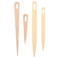 thumbnail image 3 of LEEYNEER 4 Pcs Basket Big Eye Needle Plastic Knitting Tools Needles, 3 of 8