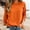Orange, variant on OGLCCG 3/4 Sleeve Sweatshirts for Women Fall Winter Crewneck Women's Pullover Top Loose Fit Basic Fleece Sweatshirts,S-XXL
