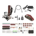 thumbnail image 1 of Mini Belt Sander Grinder DIY Polishing Grinding Machine Mini Electric Belt Sander Cutter Edges Sharpener 7 Gears ,Wide Use, 1 of 7