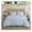 Blue, variant on Serta Simply Clean Duvet Cover QUEEN - Soft Microfiber - Wrinkle Resistant - Machine Washable - Hotel Quality - Solid Color - Bedroom Decor