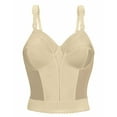 thumbnail image 3 of Exquisite Form 5107532 Fully® Slimming Wireless Back  Posture Support Longline Bra with Back Closure, 3 of 6