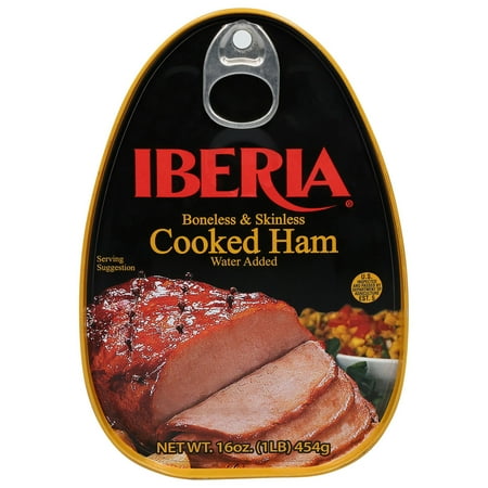 Iberia Boneless & Skinless Cooked Ham, 16 oz