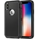 thumbnail image 1 of Entronix Funda Resistente para iPhone X/XS, Triple Capa, Resistente a Golpes y Anticaídas, Color Negro, 1 of 7