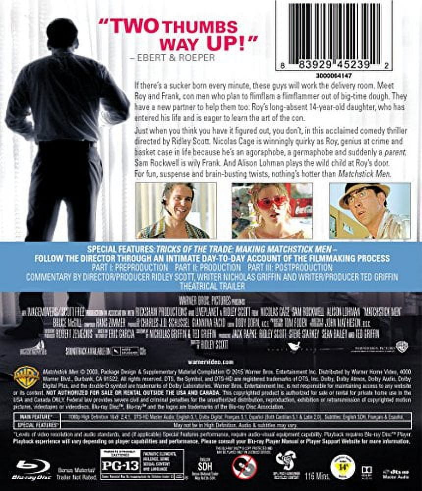 (未使用･未開封品)　マッチスティック・メン [Blu-ray] df5ndr3 Amazon.com: Matchstick Men (Blu-ray) : Movies & TV